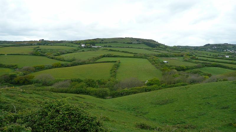 P1000372- Vue depuis le sentier cotier reliant Charmouth a Golden cap.JPG - Vue depuis le sentier côtier reliant Charmouth à Golden cap